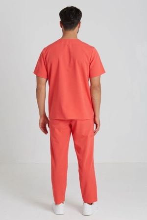 Spodnie medyczne proste męskie - Sokrates - Coral