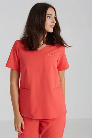 Bluza medyczna damska - Merit - Coral