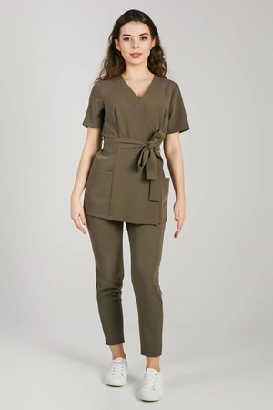 Tunika medyczna damska - Dark olive