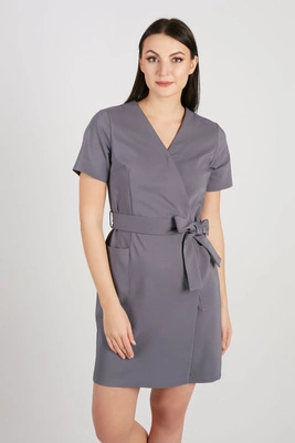 Sukienka medyczna damska - KangooNature - Shadow grey