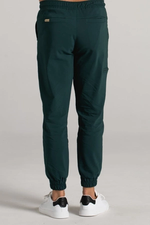 Spodnie medyczne joggery męskie - Sokrates - Bush green - KangooNature