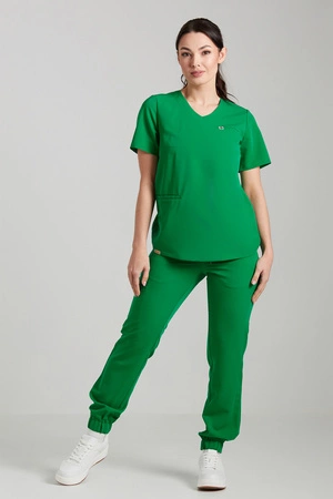 Bluza medyczna damska - Merit - Emerald green