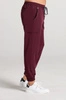 Spodnie medyczne joggery męskie - Sokrates - Cranberry - KangooSoft Premium