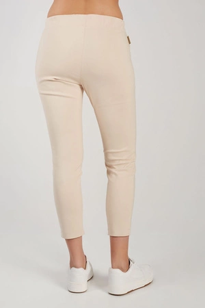 Spodnie medyczne przylegające damskie - KangooNature - Sahara