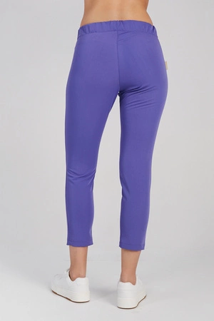 Spodnie medyczne przylegające damskie - Atomic berry